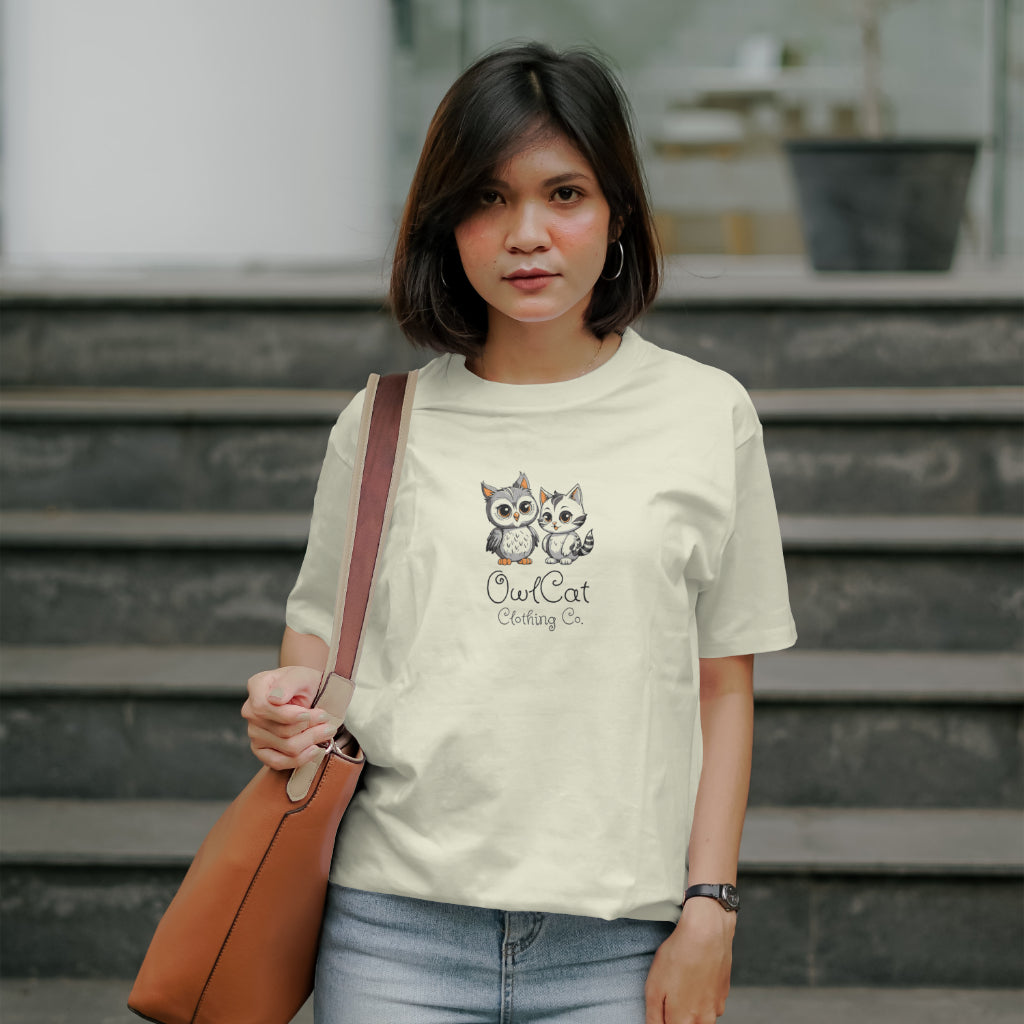 Owl & Cat Tee