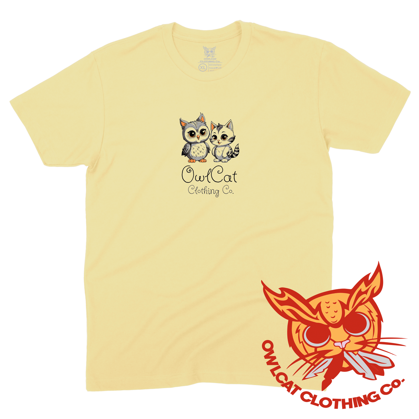 Owl & Cat Tee