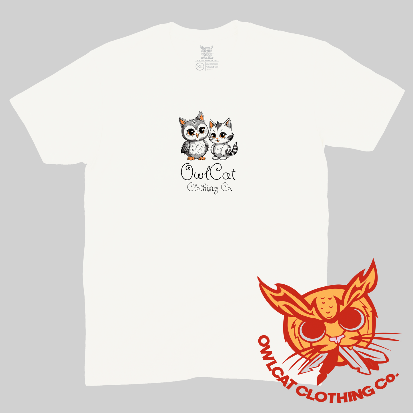 Owl & Cat Tee