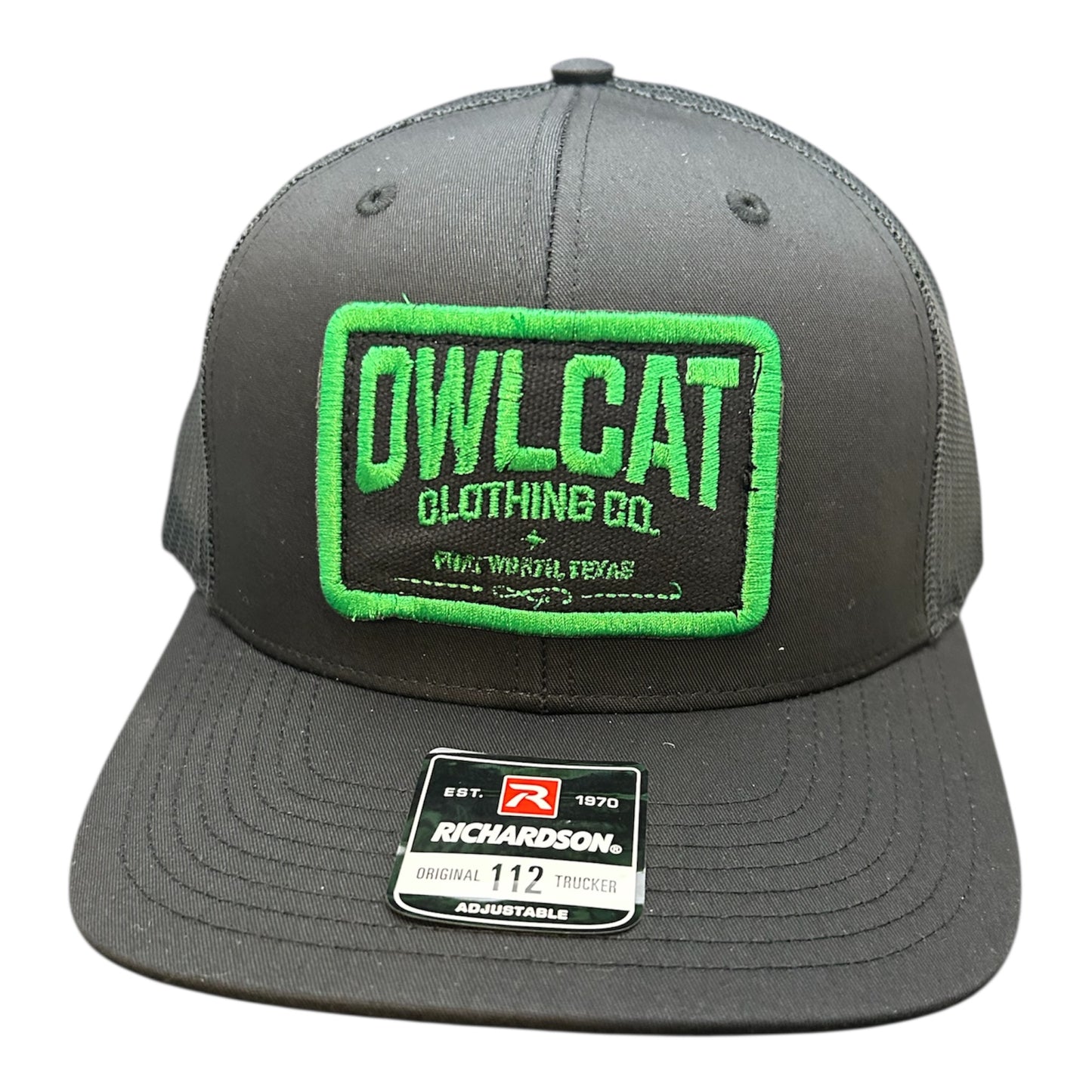 OwlCat Canvas Patch 112 black/black green