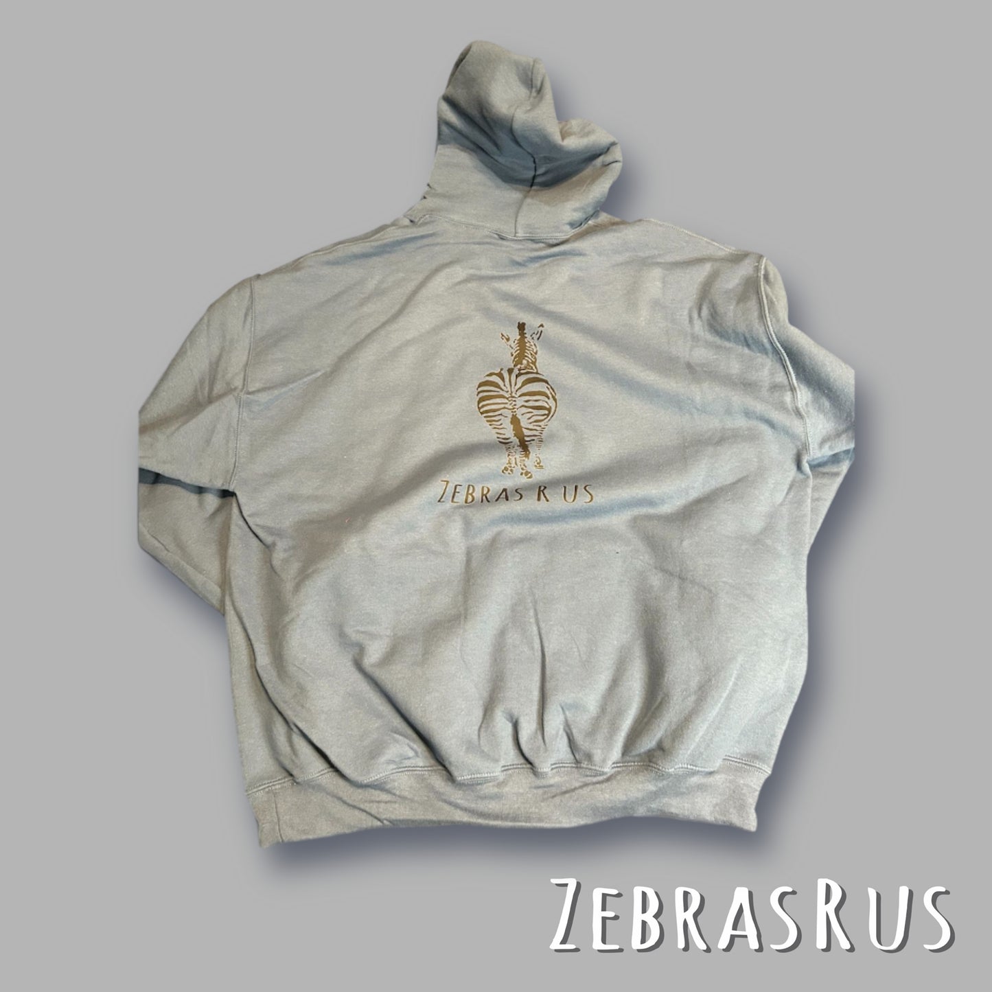 ZebrasRus "Guess What?" Graphic Hoodie
