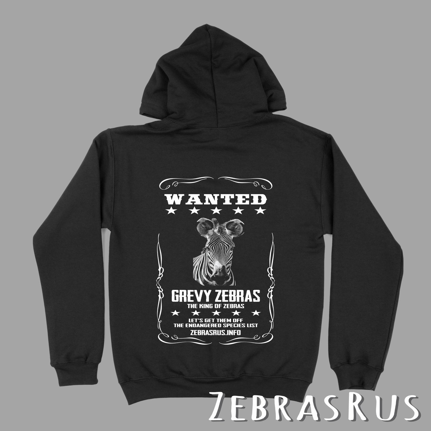 ZebrasRus Wanted Hoodie