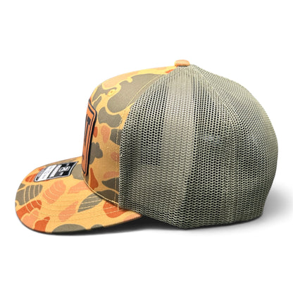 OwlCat Duck Camo Leather Patch Hat