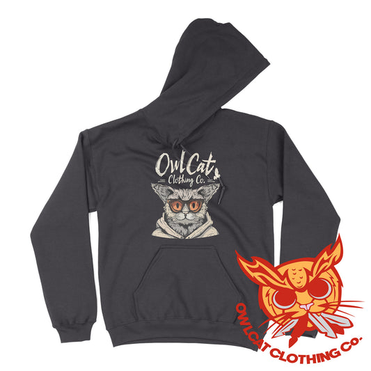 OwlCat Glasses Hoodie